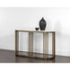 Naxos 50.5 X 18 inch White / Rustic Bronze Console Table